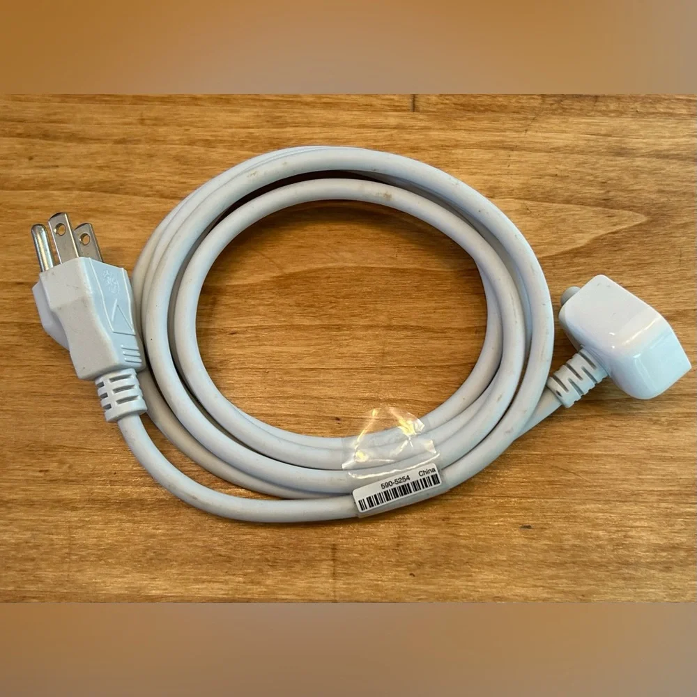 Genuine Apple MagSafe Power AC Adapter Extension Cable MacBook Pro Volex 3 prong